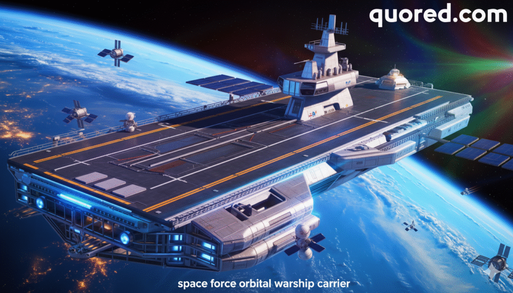 space force orbital warship carrier