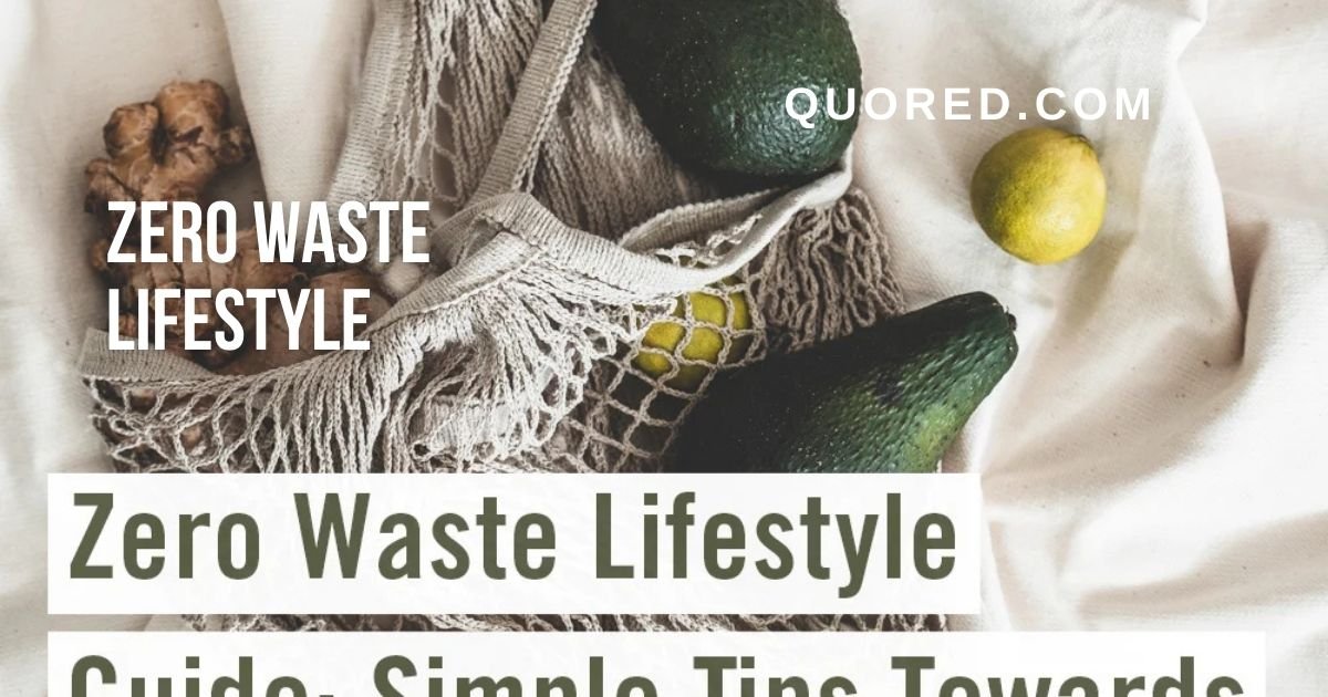 zero waste lifestyle