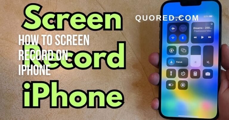 how to screen record on iphone